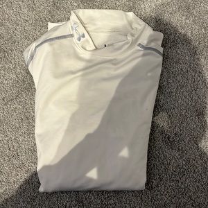 White Under Armour Compression Cold Gear Turtleneck - Size Large